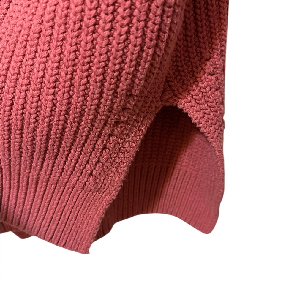 FREE PEOPLE Nightingale Cardigan in Rosette (blush pink) oversized sweater Small - Picture 6 of 10